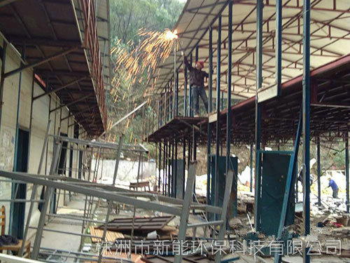 鋼構(gòu)廠房拆除、回收 (4)